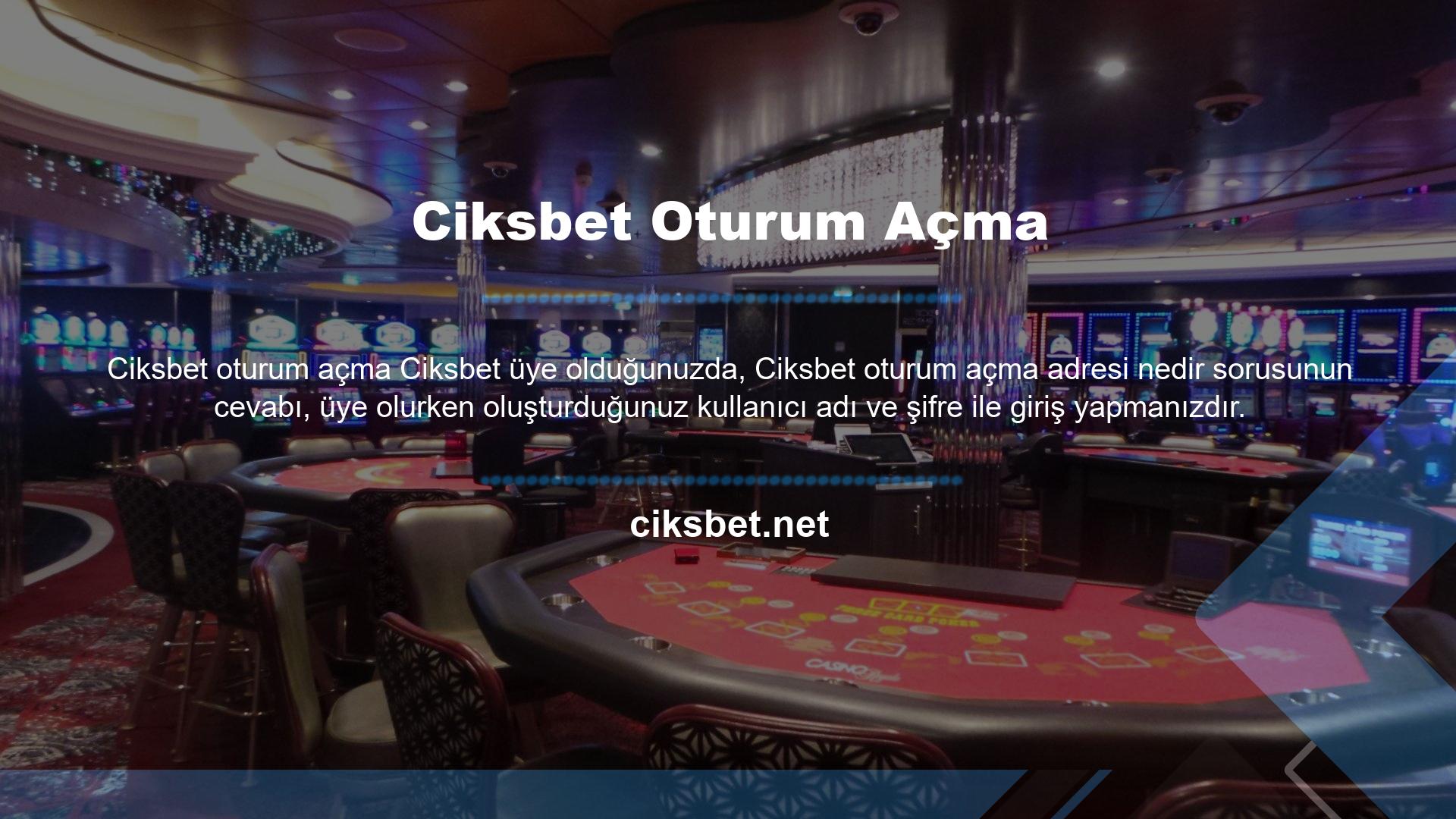 Ciksbet oturum açma adresi nedir? Bu nedenle, kullanıcı bilgilerinizi ve şifrenizi unutmamak için güvenli bir yerde saklamanız önemlidir